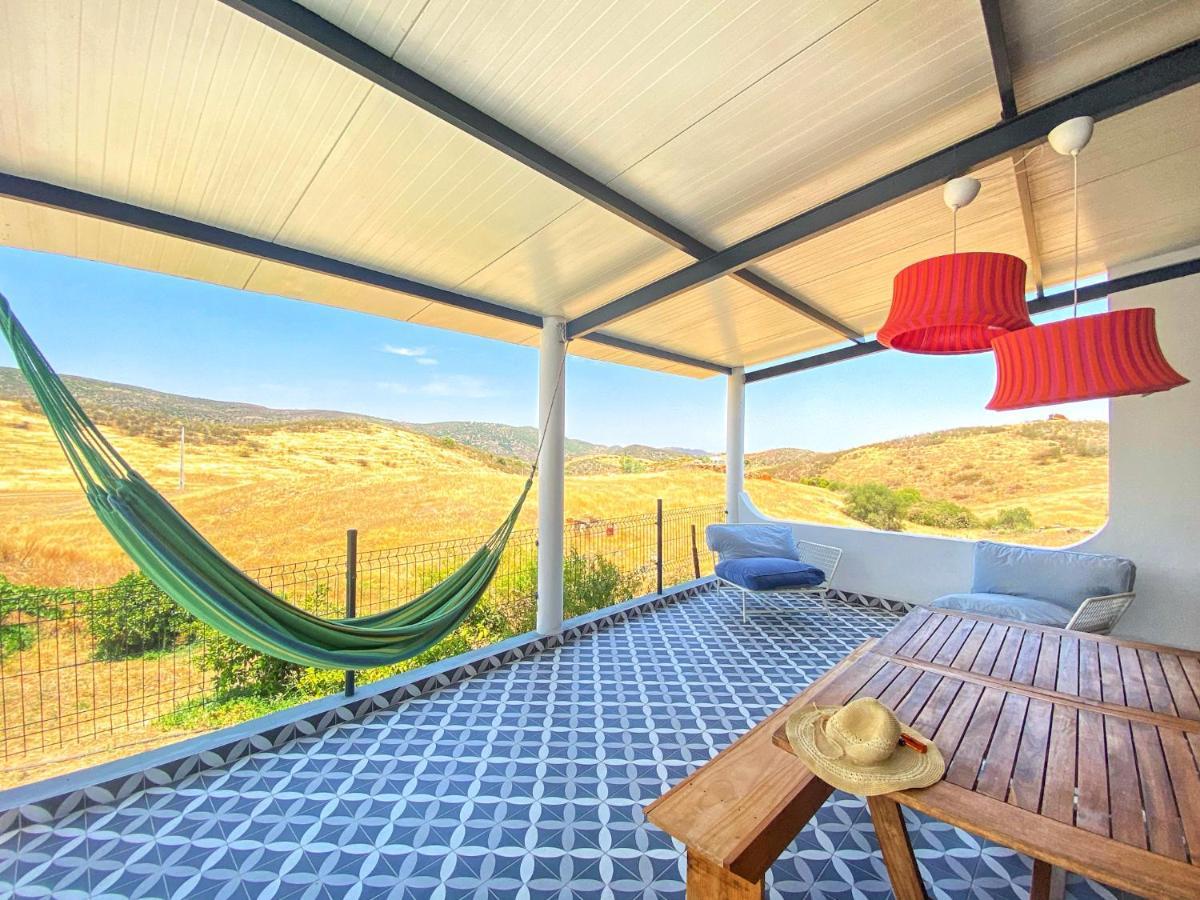 Casa Dos Chocalhos-Piscina-Perto Praia Fluvial-Vista Incrivel E Sossego Mértola Dış mekan fotoğraf