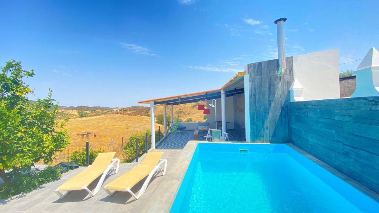Casa Dos Chocalhos-Piscina-Perto Praia Fluvial-Vista Incrivel E Sossego Mértola Dış mekan fotoğraf